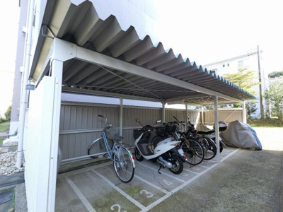 【その他共用部分】 | 竹山団地4319号棟 | 駐輪場・バイク置場