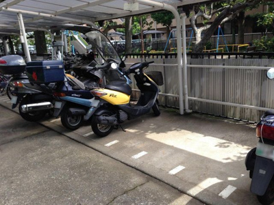 【その他共用部分】 | 新城コーポラス | バイク置場