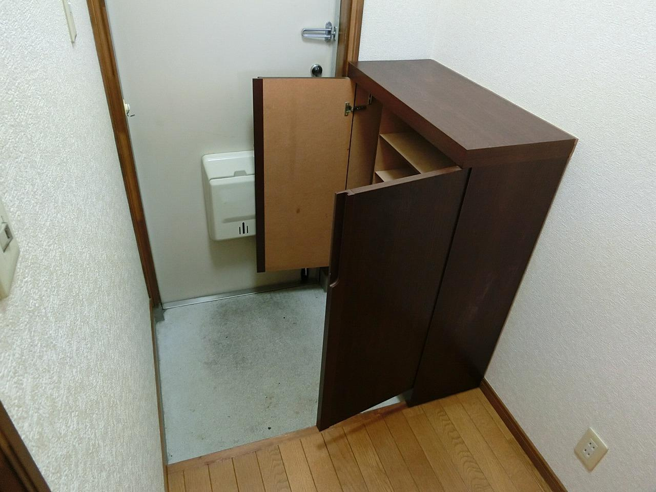ハイツエバーグリーンの玄関|ハイツエバーグリーン　シューズボックス
