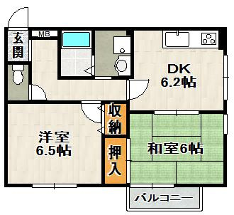 メイプルタウンの間取り