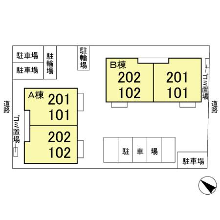 センターフィールドＢの駐車場