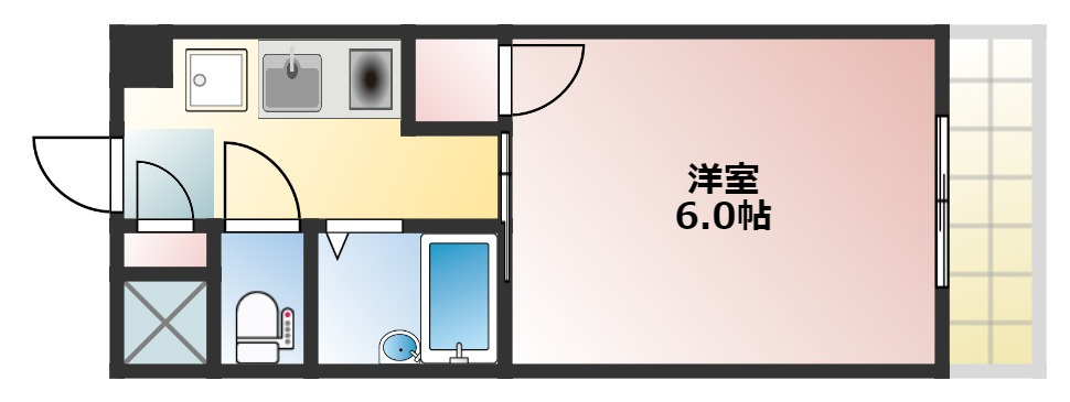 ビクトワール小阪の間取り