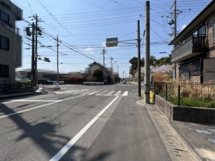 クレールマルシェの周辺|南側接面