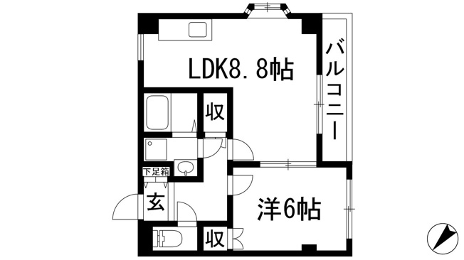 【間取り】 | ソレイユ段上
