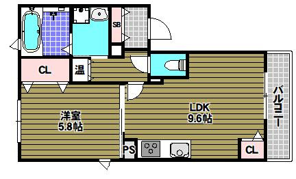 シャロームⅡの間取り