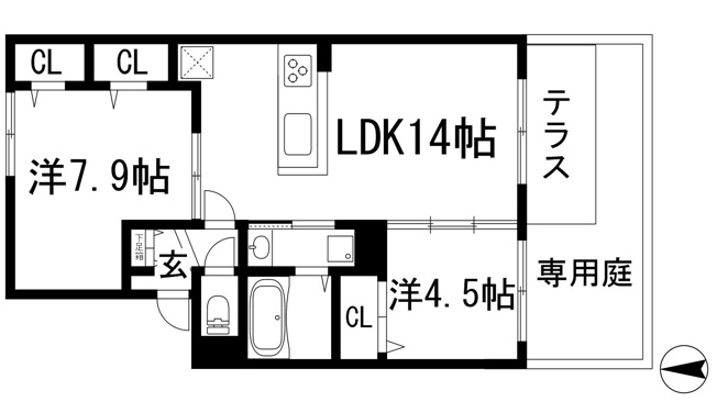 【間取り】 | メゾン・ド・ボヌール