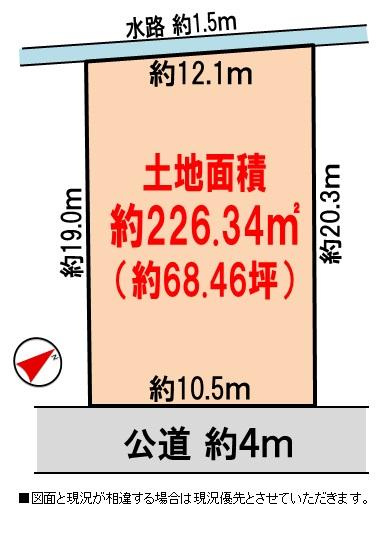 【土地図】 | 津市白塚町　住宅用地 | 区画図