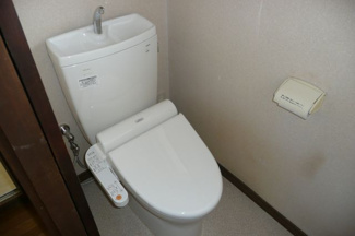 【トイレ】 | コーポ石井Ⅱ | 温水洗浄便座付