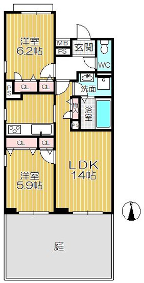 【間取り】 | フォレストメゾン福住