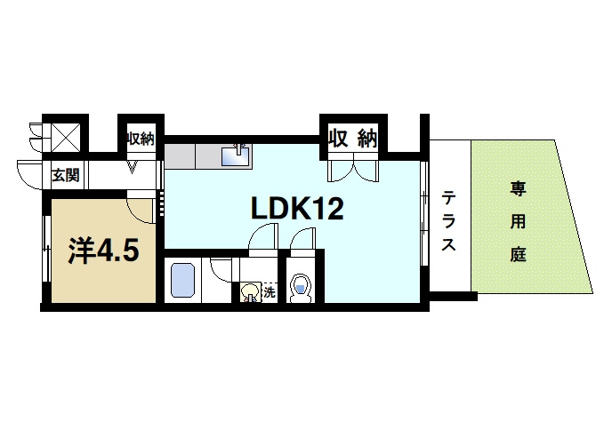 メゾン富雄の間取り