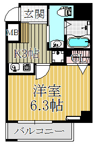 【間取り】 | リオレスタ西宮
