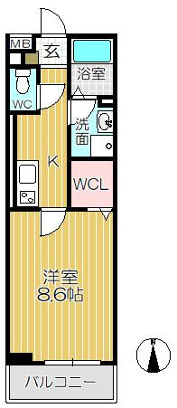 【間取り】 | フォレストメゾン福住