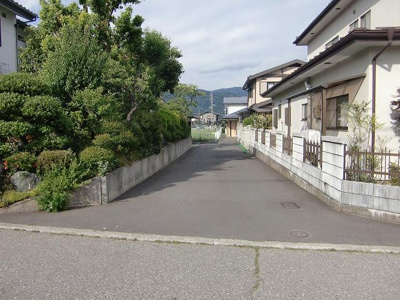 【前面道路含む現地写真】 | 岡谷市長地柴宮１丁目 売地②