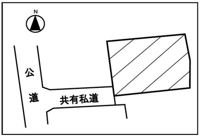 【区画図】 | 岡谷市長地柴宮１丁目 売地②