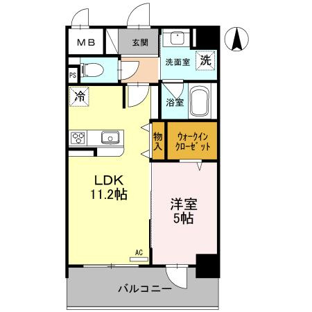D-room高砂駅前の間取り