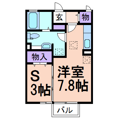 タウンコート西茂呂の間取り|間取りです