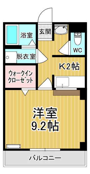 【間取り】 | ＲａｎｄＲ(アールアンドアール) | 快適な一人暮らしができます。