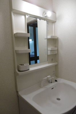 【独立洗面台】 | ハイセレールセレブA | 朝の支度にも助かる、独立の洗髪洗面化粧台