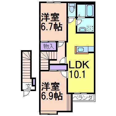 ドルチェ（dolce）の間取り