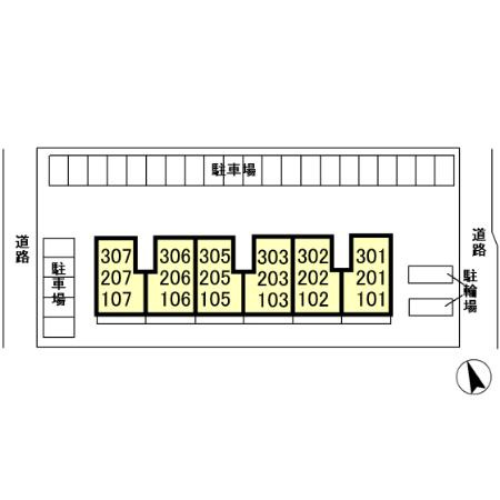 クレアールの区画図