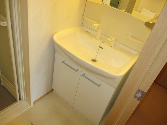 クレシアの洗面所