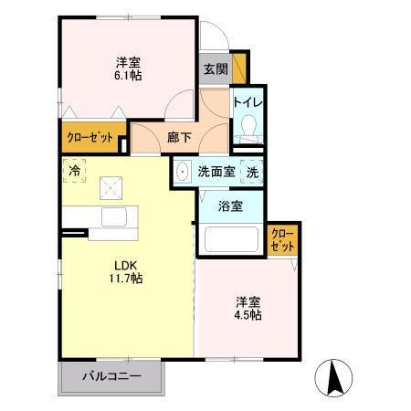 クレシアの間取り