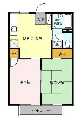 【間取り】 | パークサイドハウスＢ
