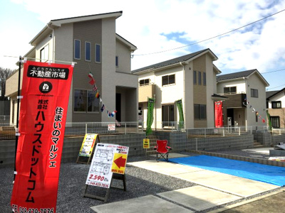 【外観】 | 滑川町月輪　土地広々100坪以上の新築分譲住宅全5棟、ラスト3棟 | 外観は落ち着いています