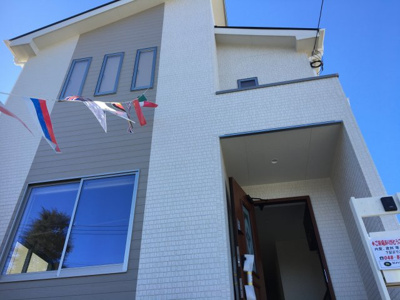 【外観】 | 滑川町月輪　土地広々100坪以上の新築分譲住宅全5棟、ラスト3棟
