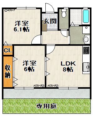 シャンドゥオルキデの間取り
