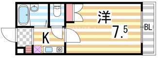 【間取り】 | アメニティK＆S　PARTⅢ