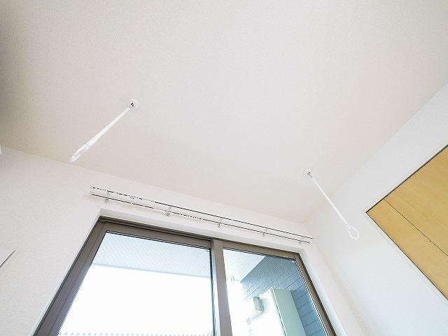 ステラの設備|便利な室内物干しです