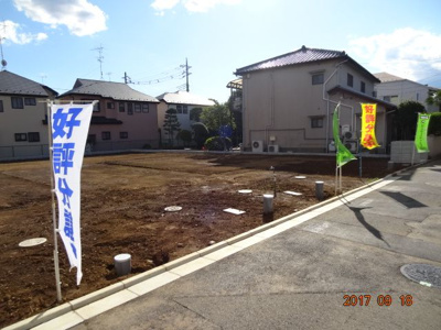 【前面道路含む現地写真】 | さいたま市緑区三室　売地広々42坪以上　全4区画