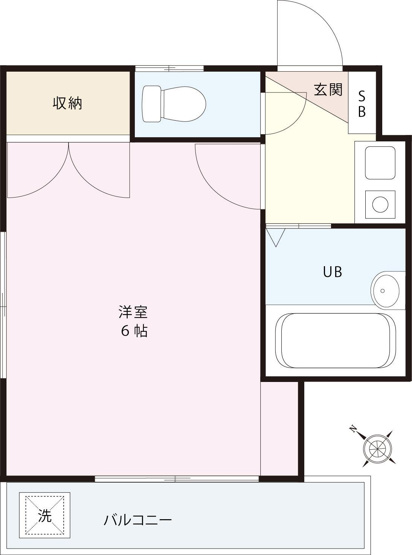 【間取り】 | ヒルトップ初台 | 風通しの良い使いやすい間取りです