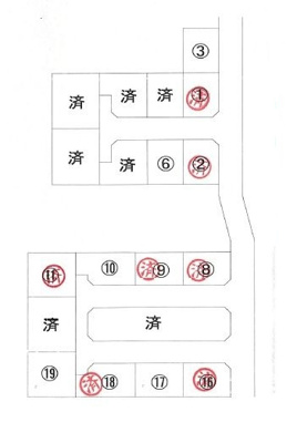 【区画図】 | 売地　下吾川17号地