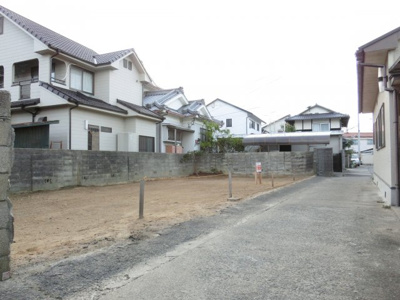 【前面道路含む現地写真】 | 売地　三杉町