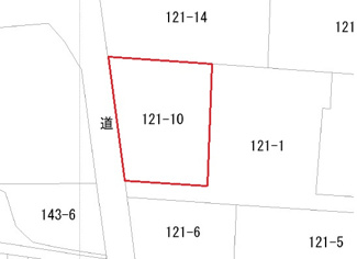 【土地図】 | 売地　土手内