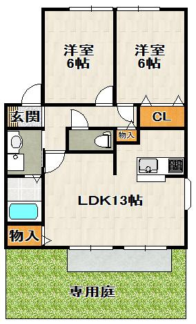 パークハイムの間取り