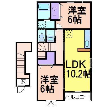 プロムナードⅣの間取り