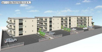 【駐車場】 | 【シャーメゾン】エターナリー | 各世帯、住環境を重視してプランニングをしております