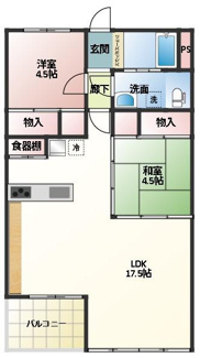【間取り】 | 烏山南住宅1号棟