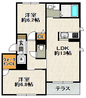オーキッドガーデンの間取り