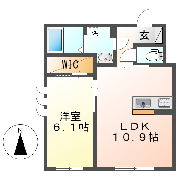 レガーロⅡの間取り