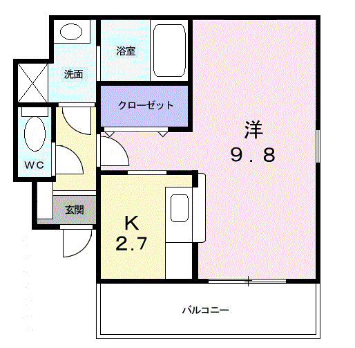 ソレアード本町の間取り
