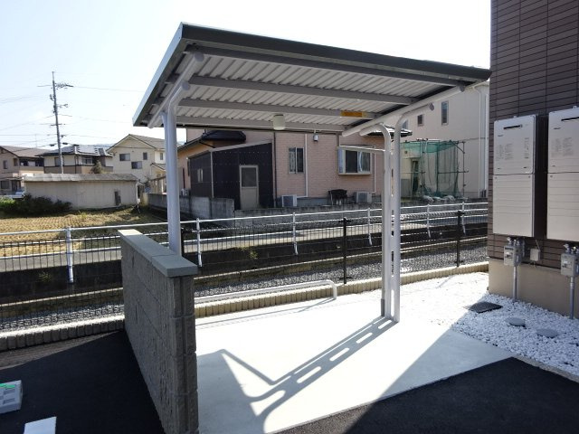 倉敷市真備町川辺のアパートのその他共用部分|自転車置き場