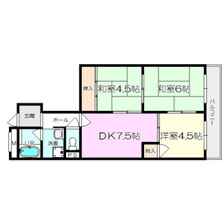 【間取り】 | サンロイヤル塚口