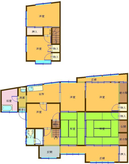 【間取り】 | 高瀬貸家