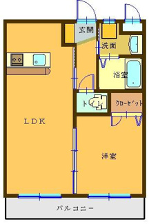 【間取り】 | ソレイユ・ＹＳ