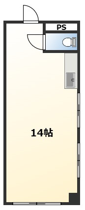 浅井ビルの間取り|東向き