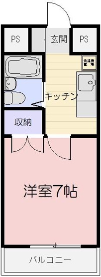 【間取り】 | マリート富浜Ⅰ